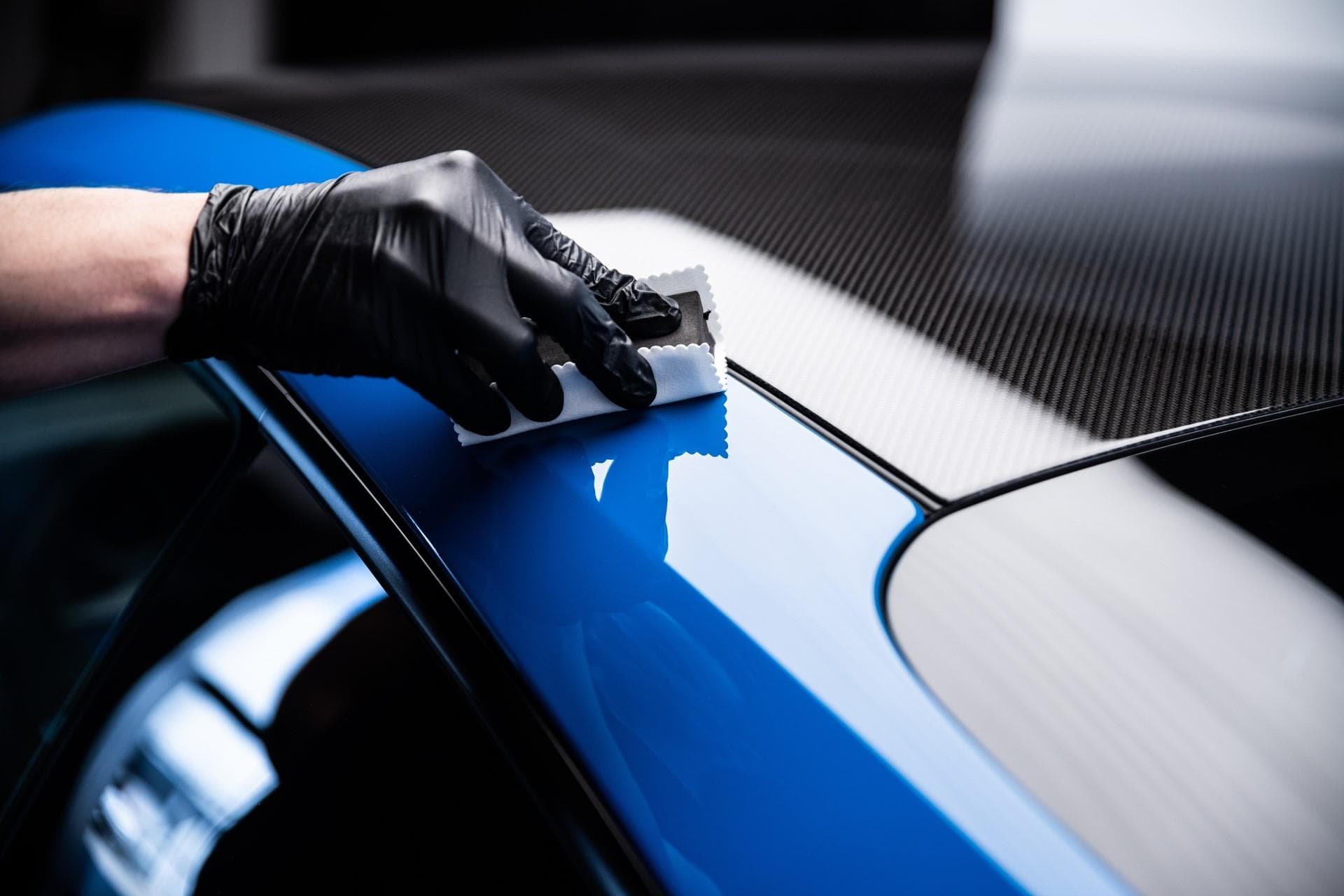 Aplicación de coating cerámico en coche
